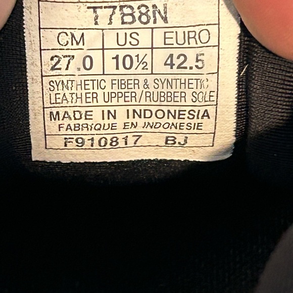 Asics Sz 10.5 Women’s Gel-Exalt 4 Shoes Sneakers Black Gray Running Burgundy - Picture 8 of 10